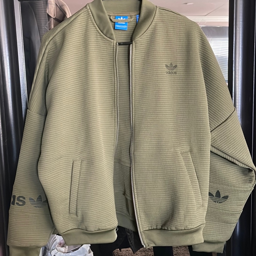 Adidas lightweight bomber jacket.
